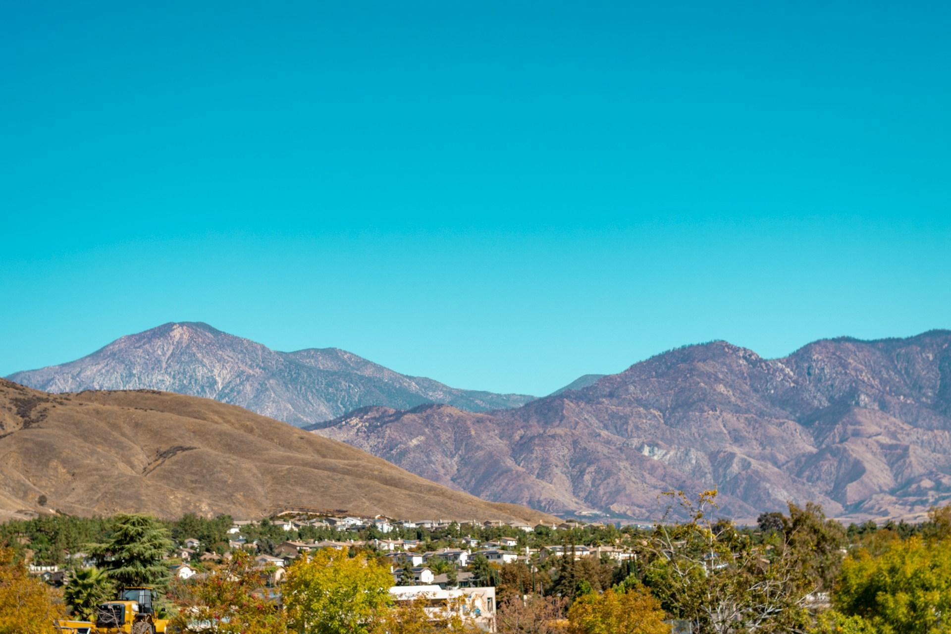 The Inland Empire with the San Bernardino Mountains behind